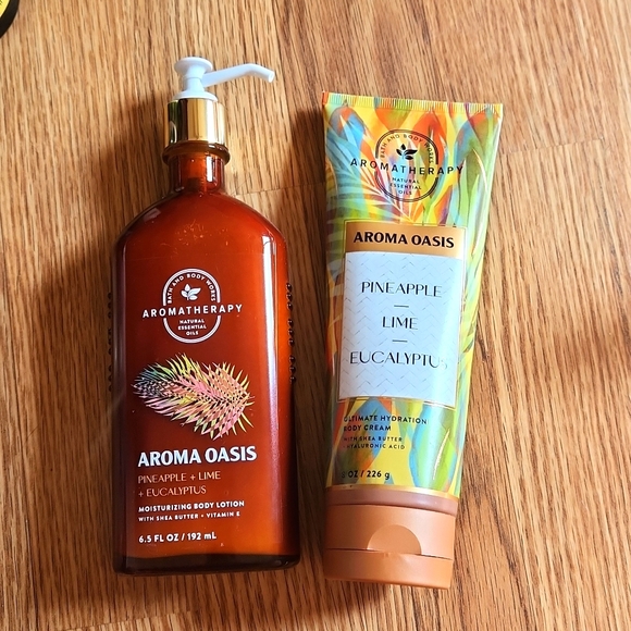 Bath & Body Works Bath & Body Aroma Oasis Pineapple Lime Eucalyptus Set Poshmark